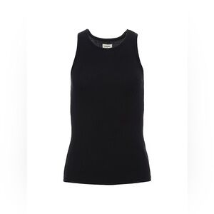 L’AGENCE Nia Racerback Tank in Black NWT.